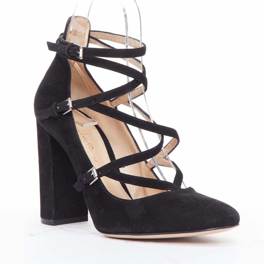Gianvito Rossi Criss Cross Heels - Back view