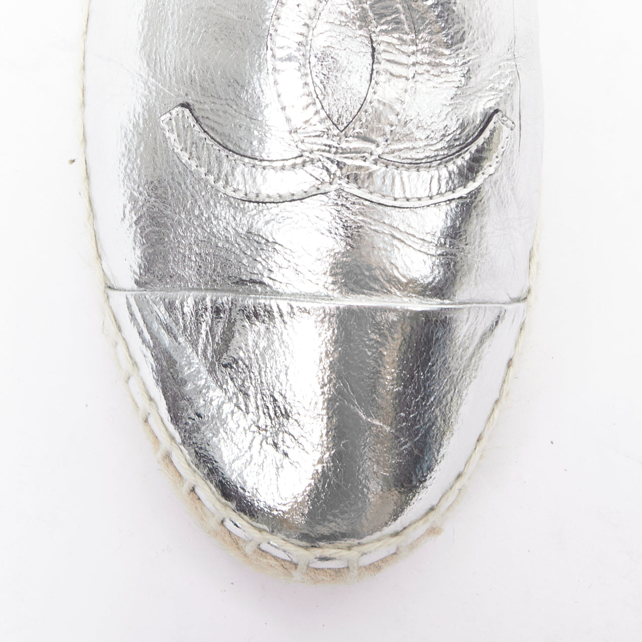 Chanel Woven Leather Flats - Detail 1