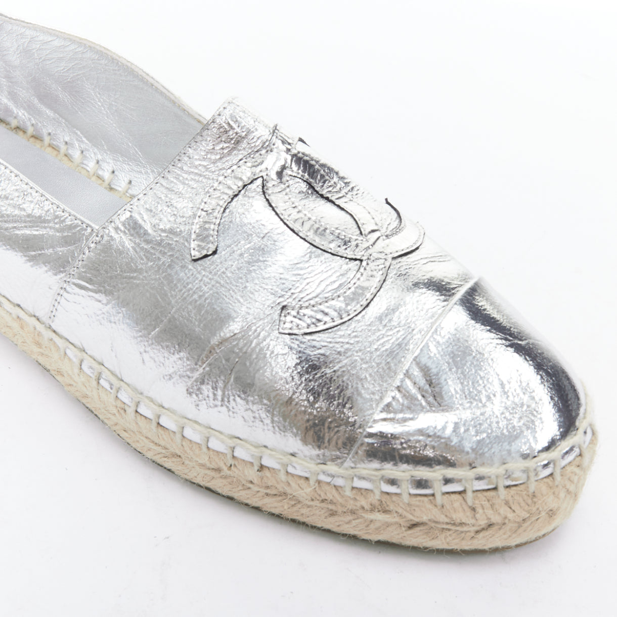 Chanel Woven Leather Flats - Detail 2