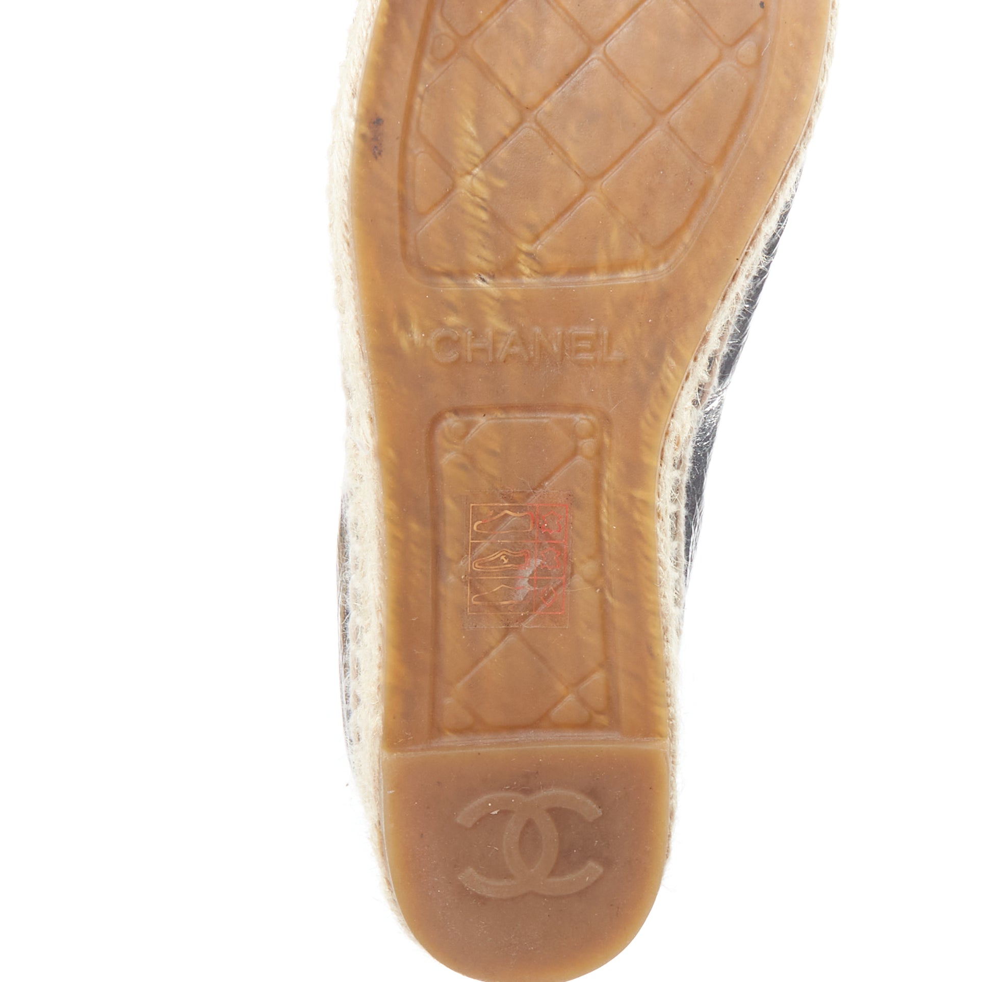 Chanel Woven Leather Flats - Image 12