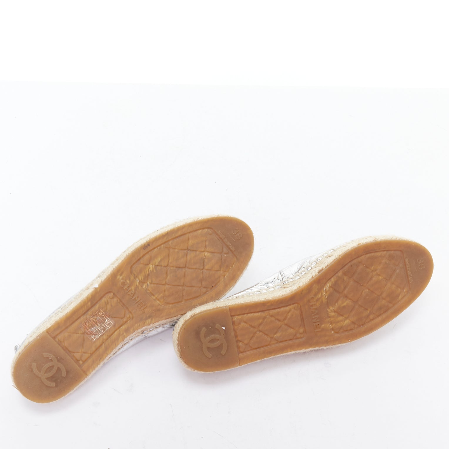 Chanel Woven Leather Flats - Image 13