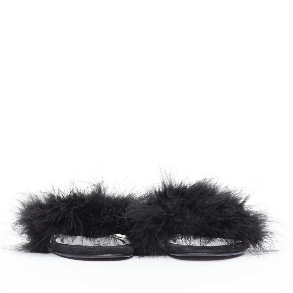 Alexander Wang Lou Black Fur Very good - Inside View