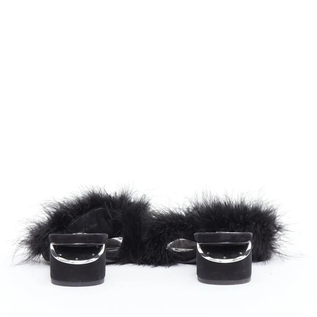 Alexander Wang Lou Black Fur Very good - Box View