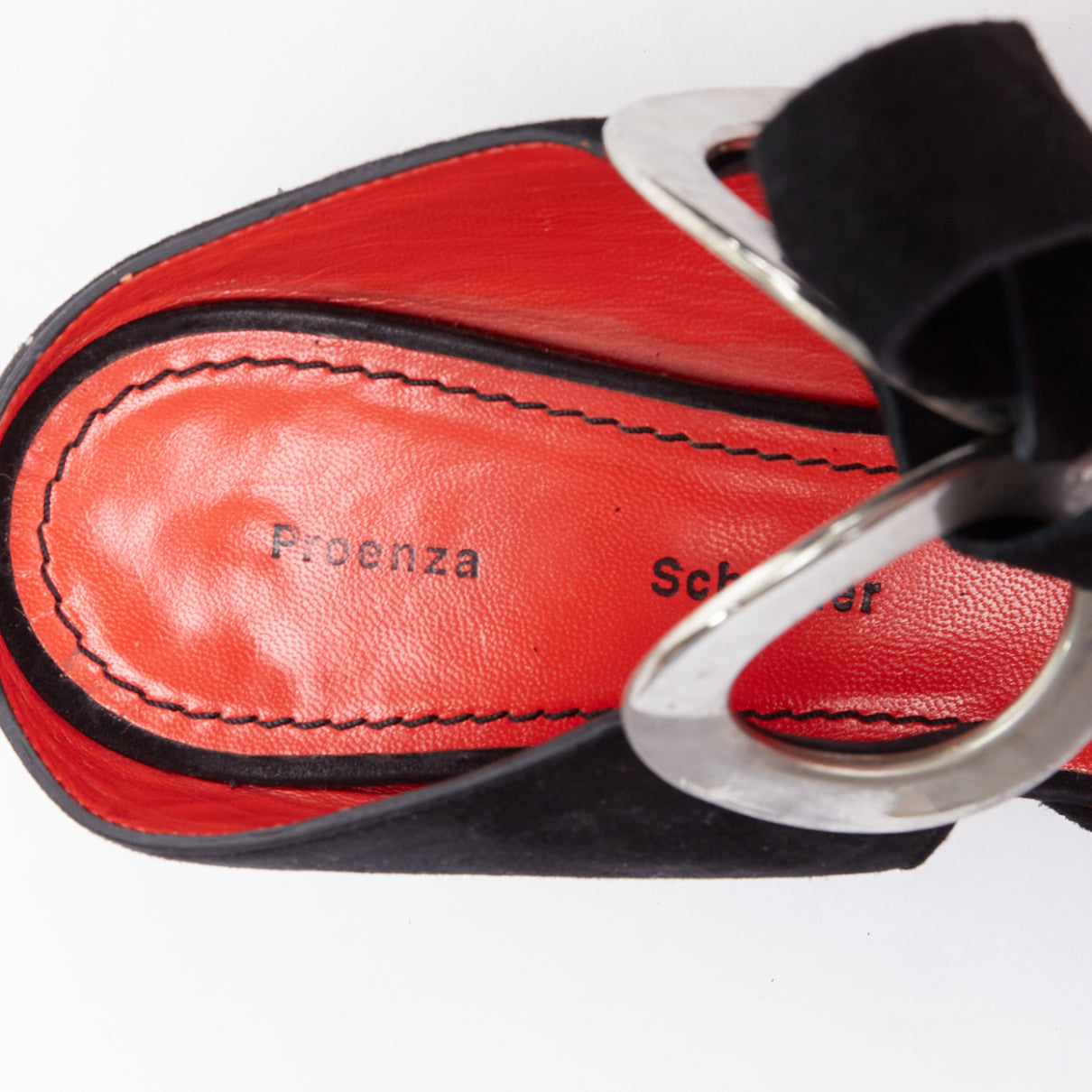 Proenza Schouler Silver Block Pumps - Image 11