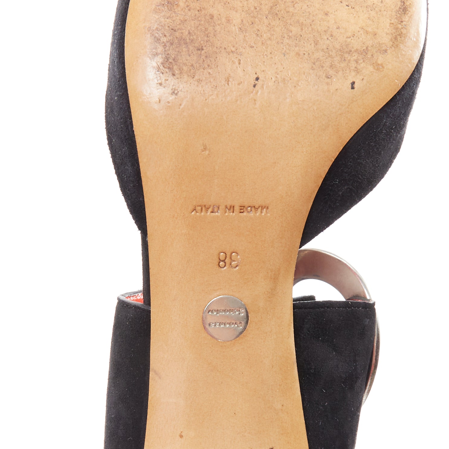 Proenza Schouler Silver Block Pumps - Image 12