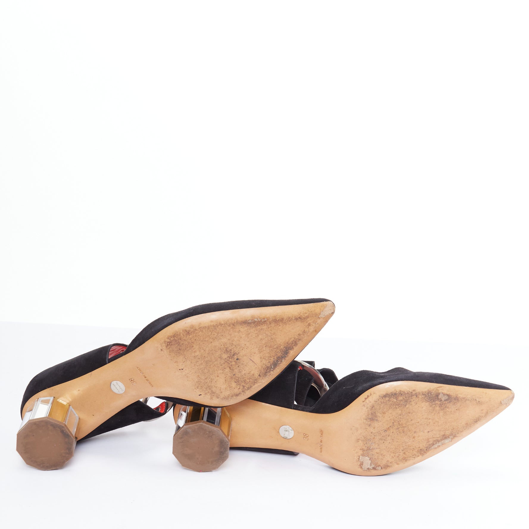 Proenza Schouler Silver Block Pumps - Image 13