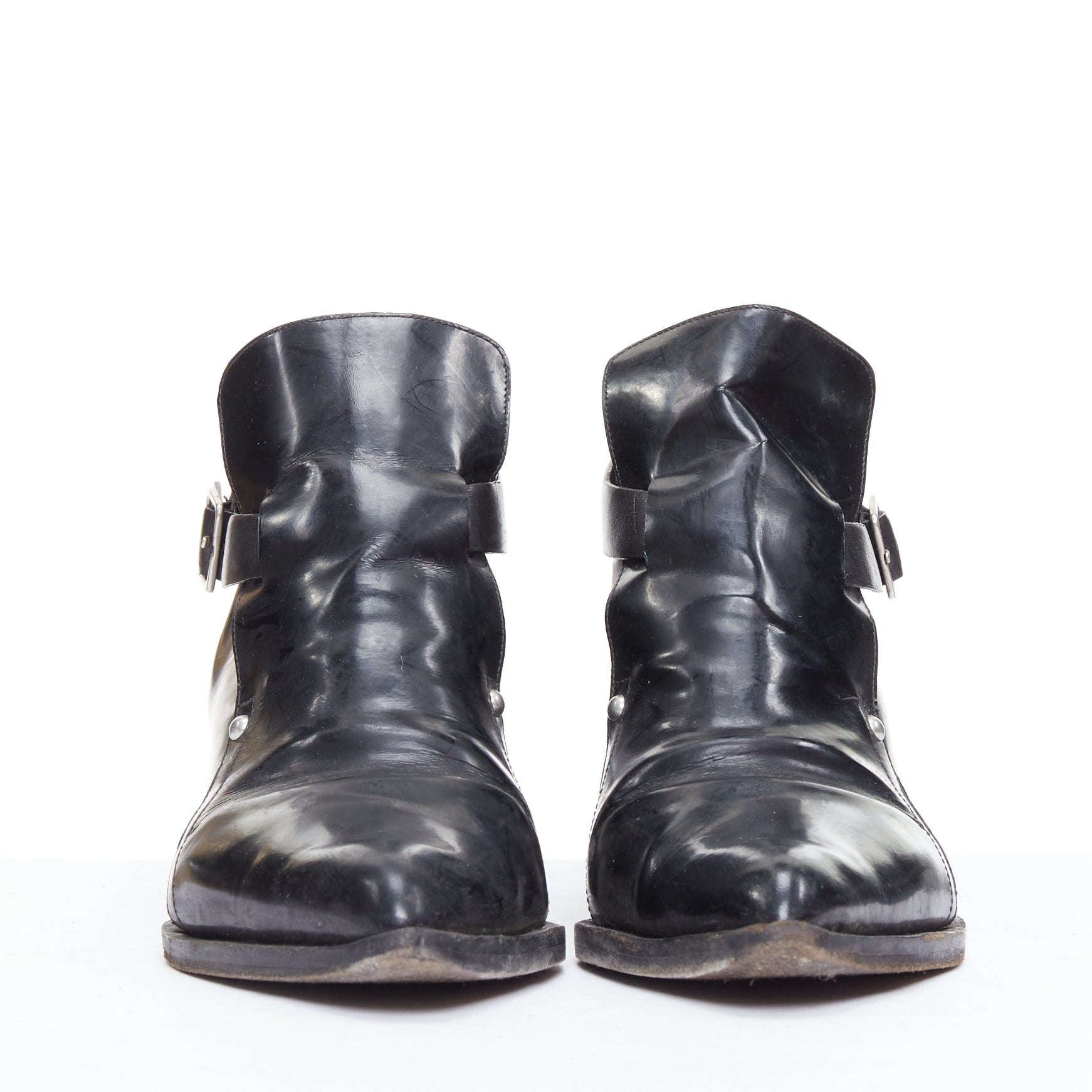 Jil Sander Cutout Wedge Heel Boots - Image 6