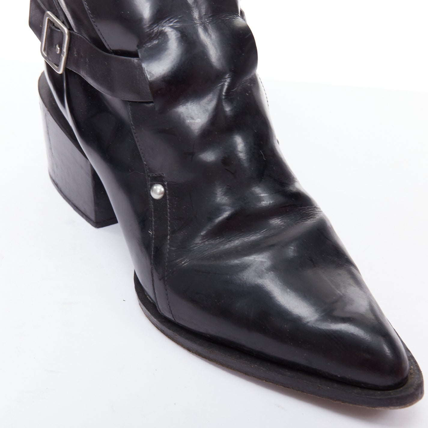 Jil Sander Cutout Wedge Heel Boots - Detail 2