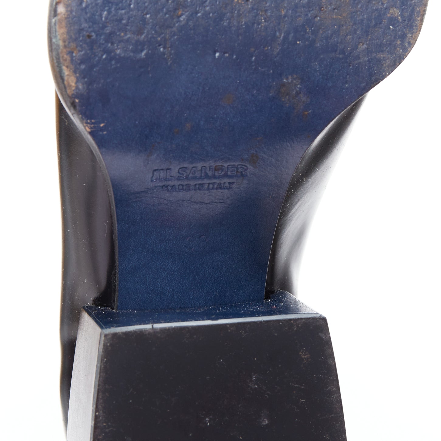 Jil Sander Grommet Heel Loafers - Image 11