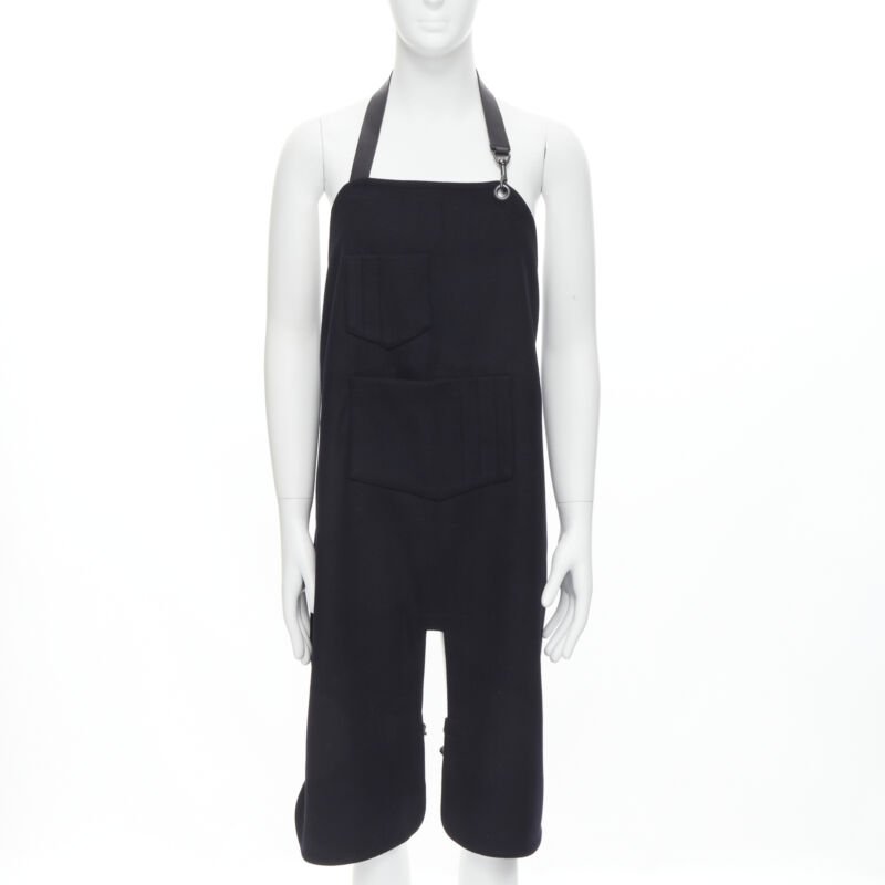 Balenciaga Wool Apron Dungaree