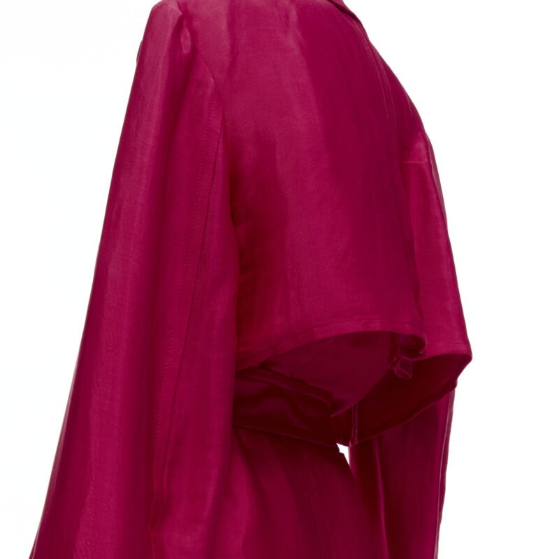 Haider Ackermann Pink Layered Robe Coat - Image 10