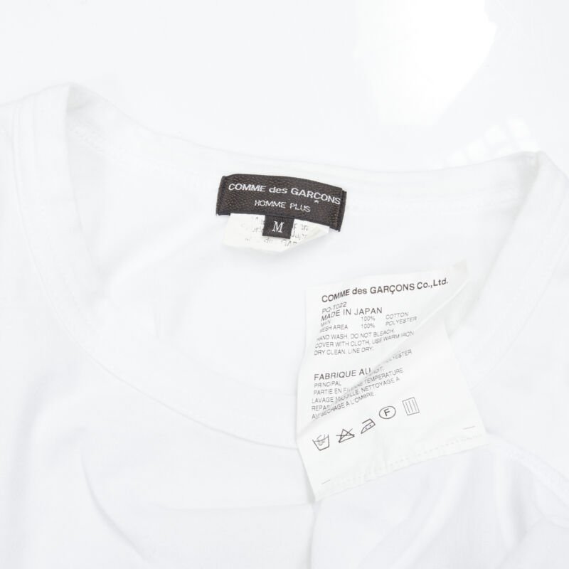 Comme Des Garcons Fishnet Hem T-Shirt - Image 12