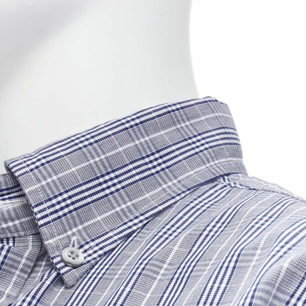 Ermenegildo Zegna Check Slim Shirt - Back view