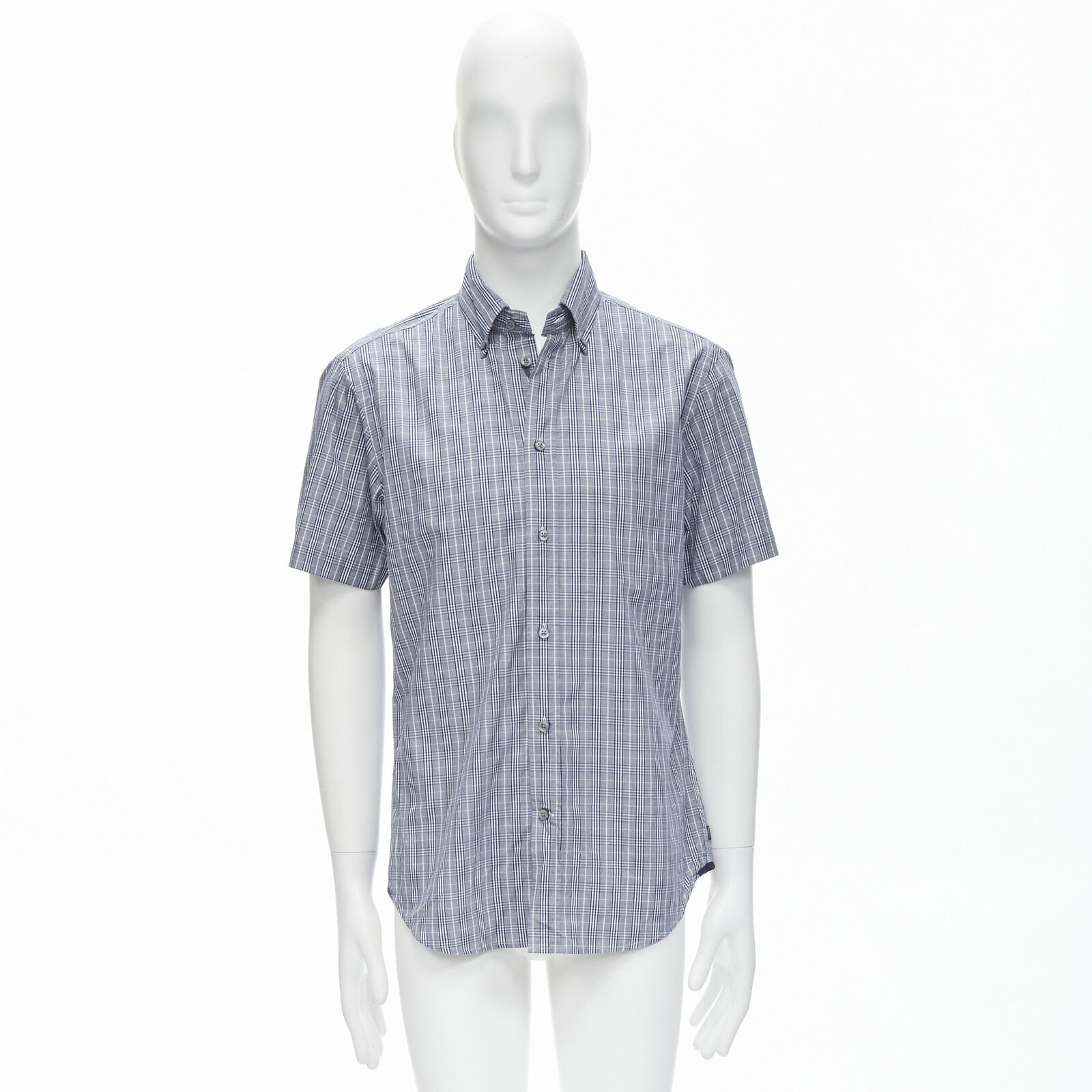 Ermenegildo Zegna Check Slim Shirt - Image 10
