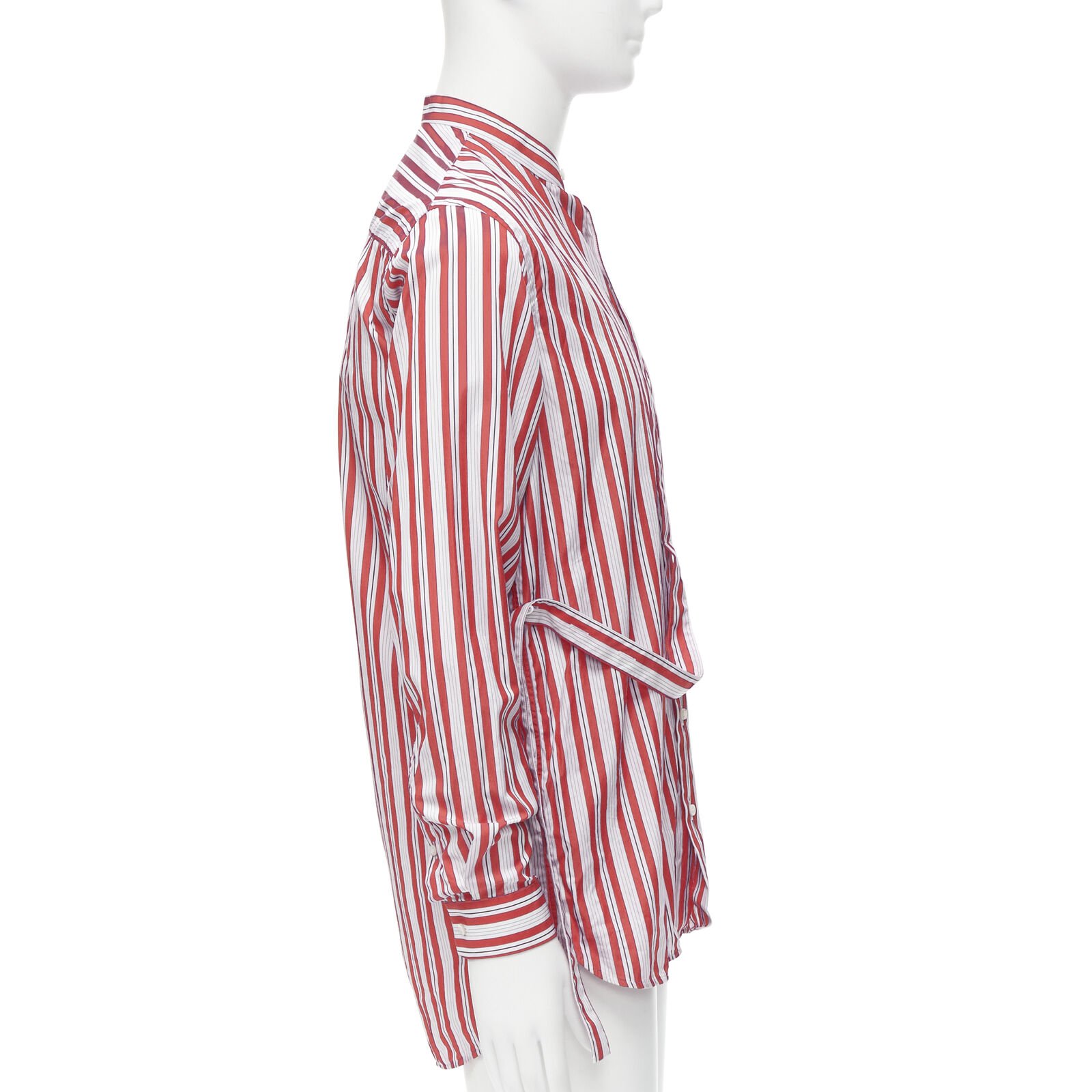 Jil Sander Striped Placket Shirt - 4