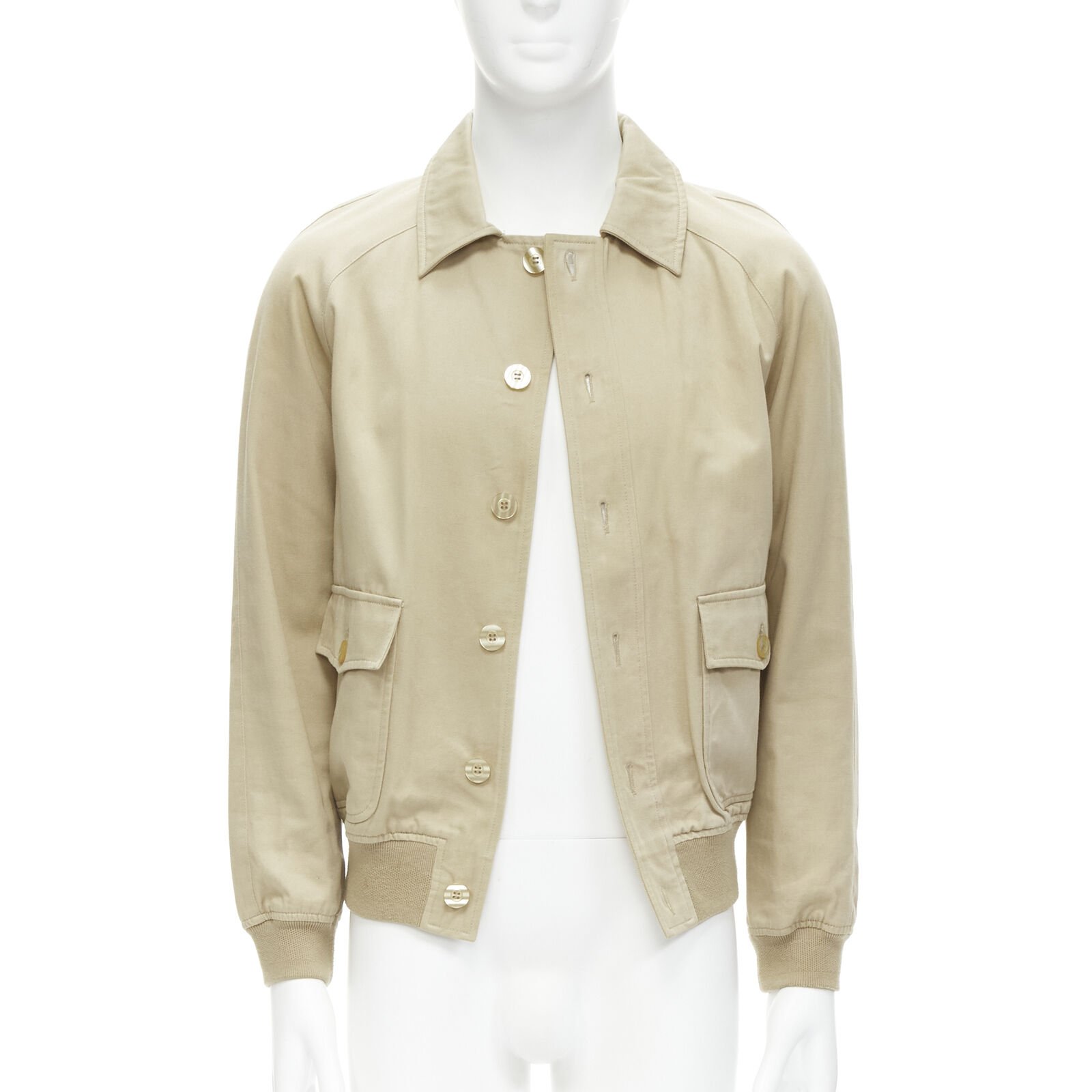 Apc Beige Flap Pocket Bomber