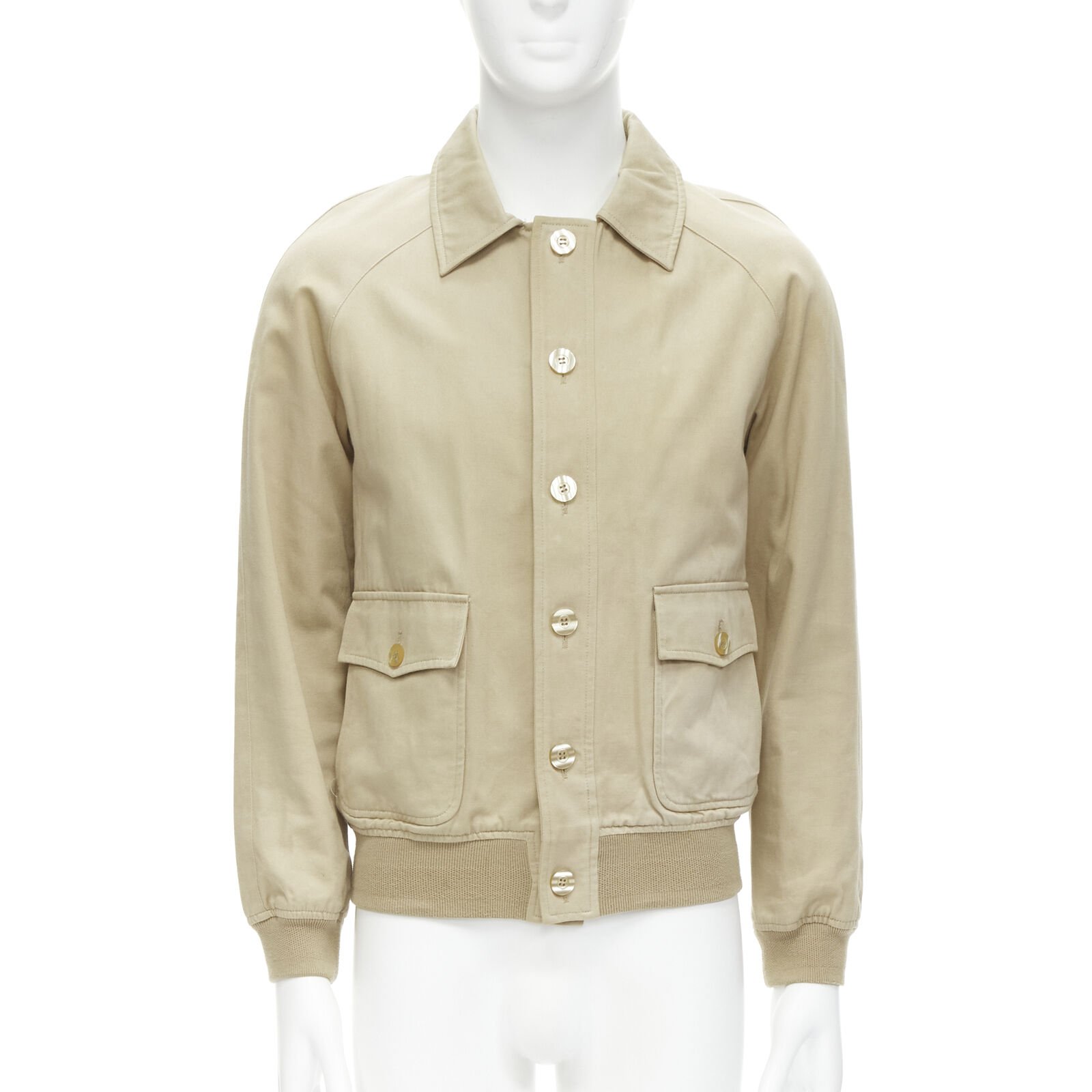Apc Beige Flap Pocket Bomber - Image 6