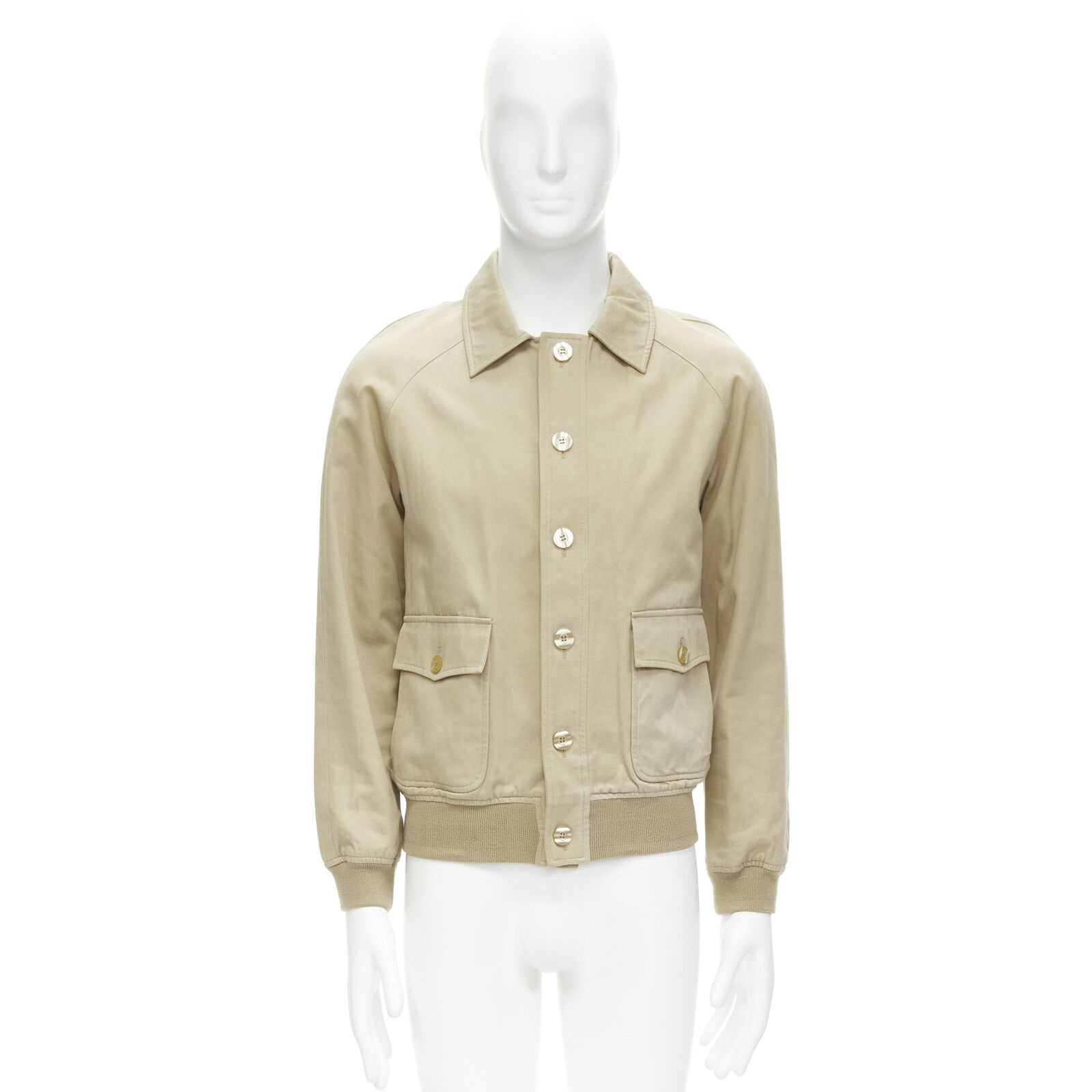 Apc Beige Flap Pocket Bomber - Image 14