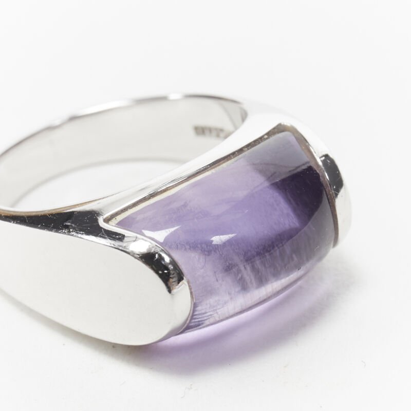 Bvlgari Amethyst Stone Ring - Back view