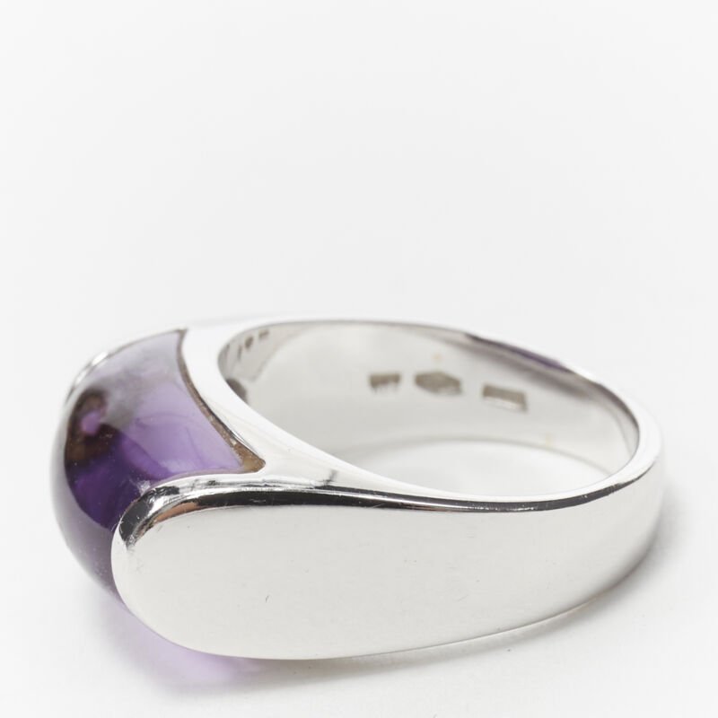 Bvlgari Amethyst Stone Ring - Side view