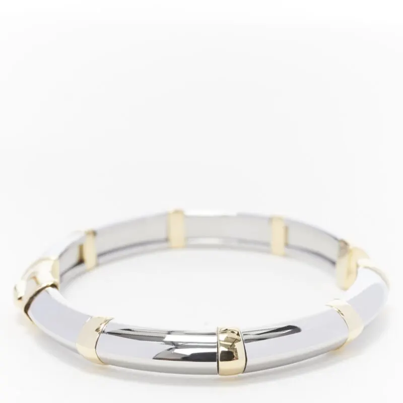 Bvlgari White Yellow Gold Bangle Gold Good - Box View