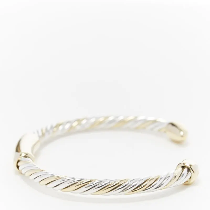 Bvlgari White Yellow Twist Bracelet Gold Good - Box View