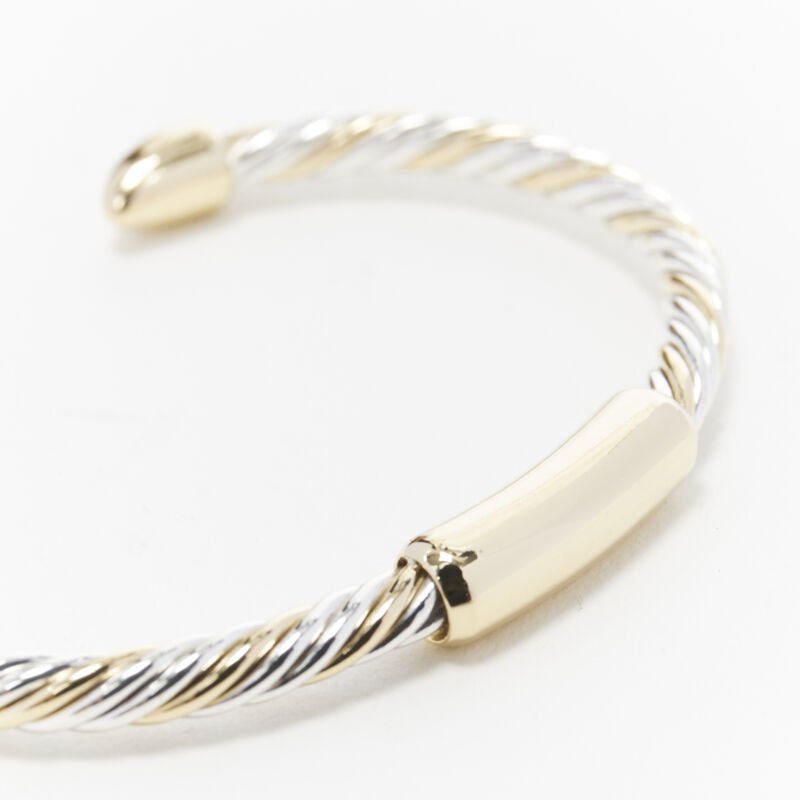 Bvlgari White Yellow Twist Bracelet - Detail 1