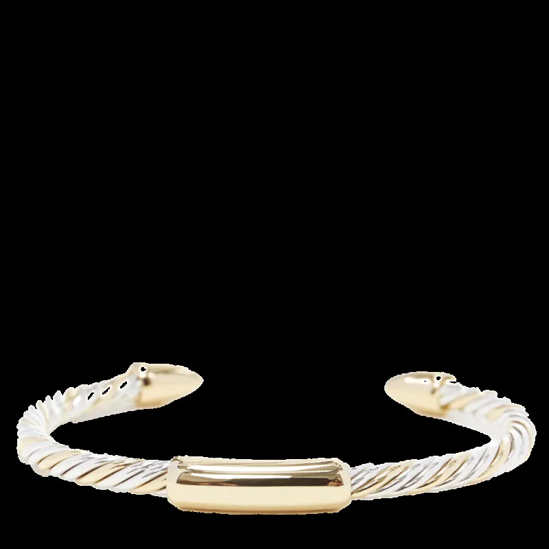 Bvlgari Yellow White Gold Twist Gold Good - Front View