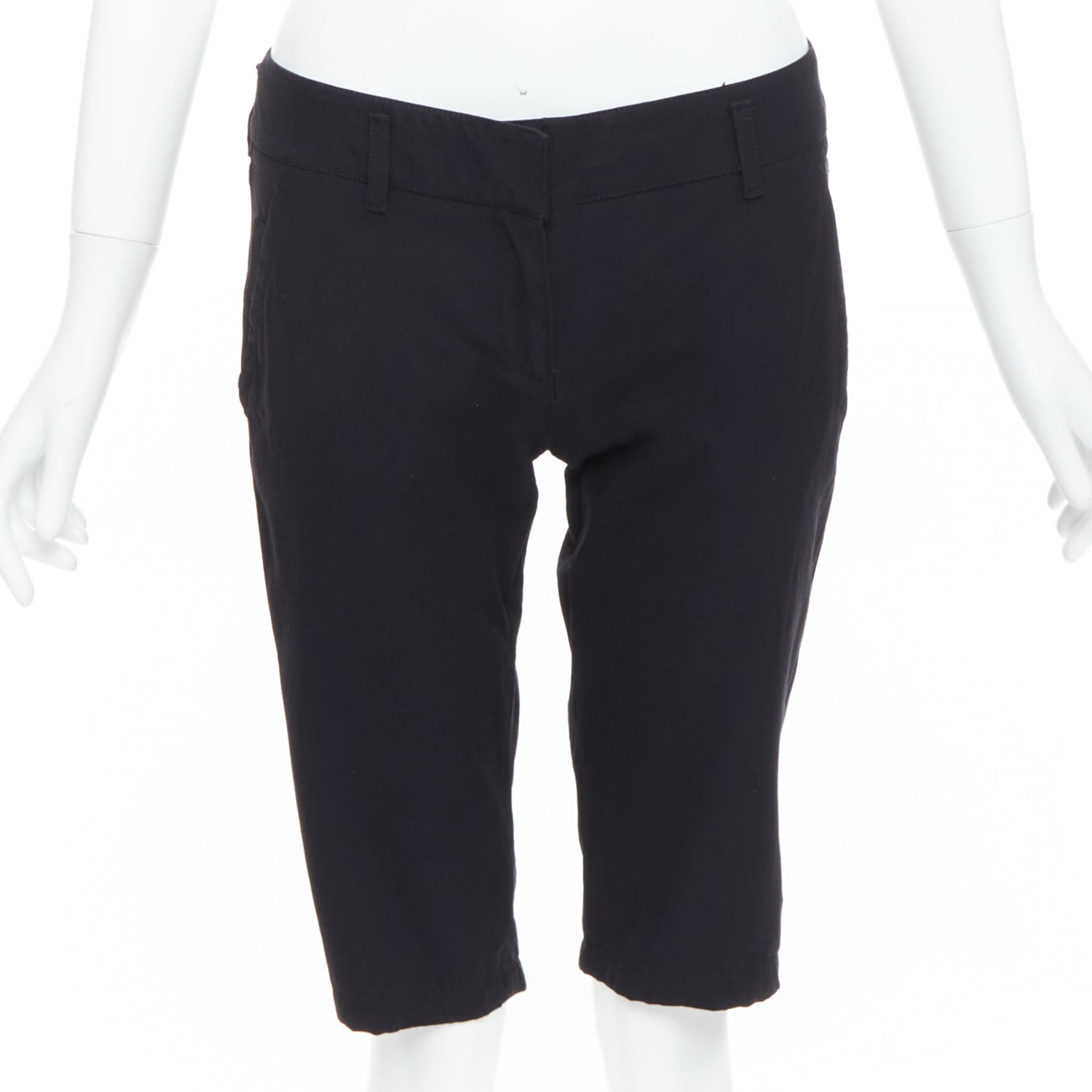 Prada Logo Cropped Shorts