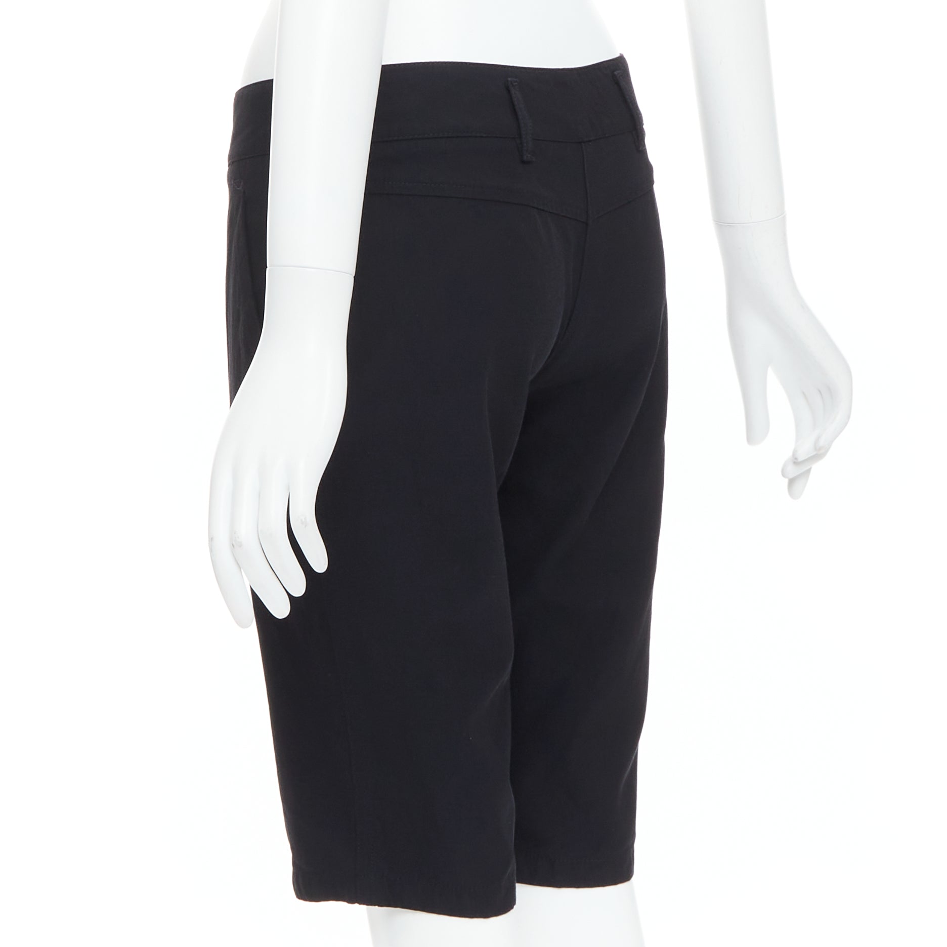 Prada Logo Cropped Shorts - Detail 1