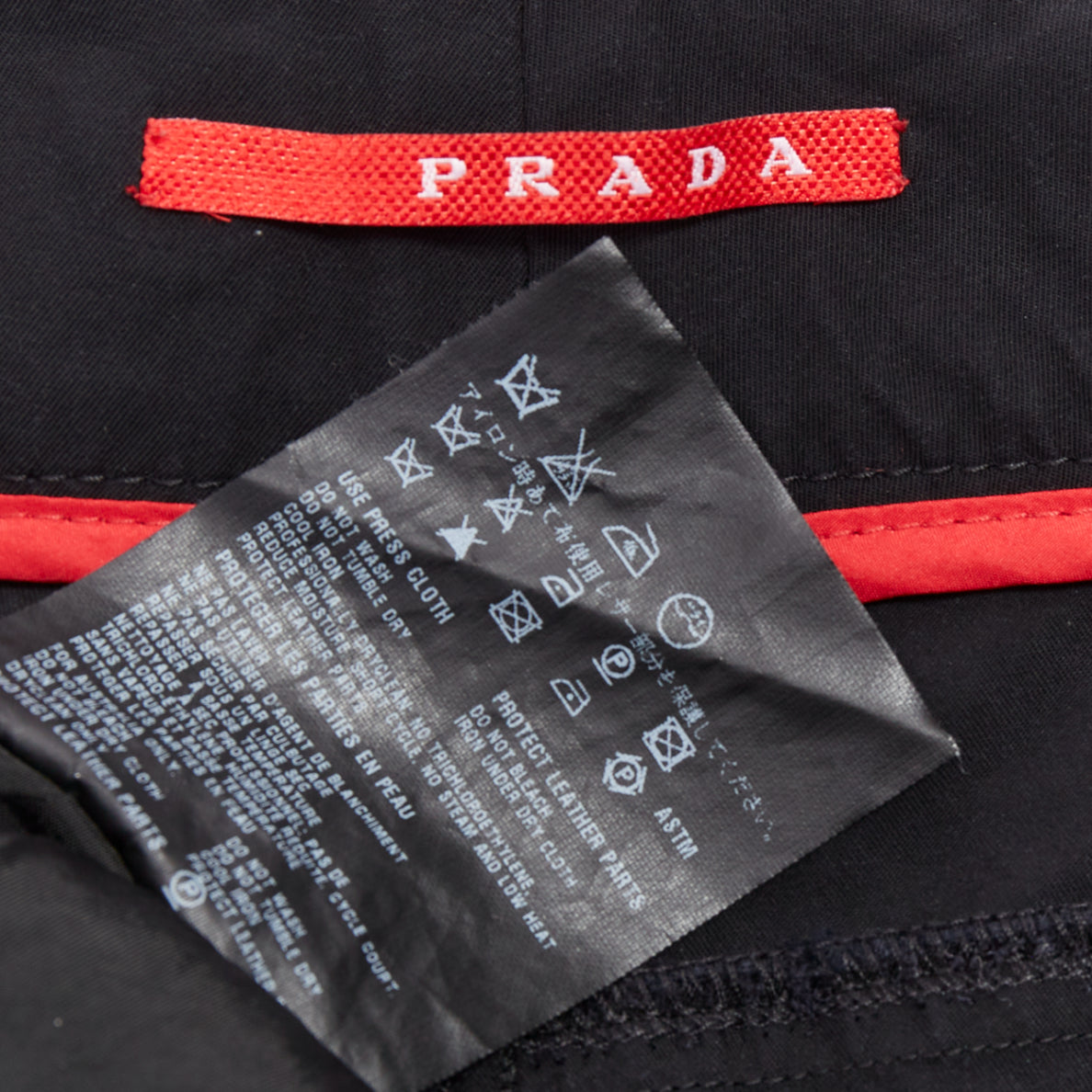 Prada Logo Cropped Shorts - Image 10