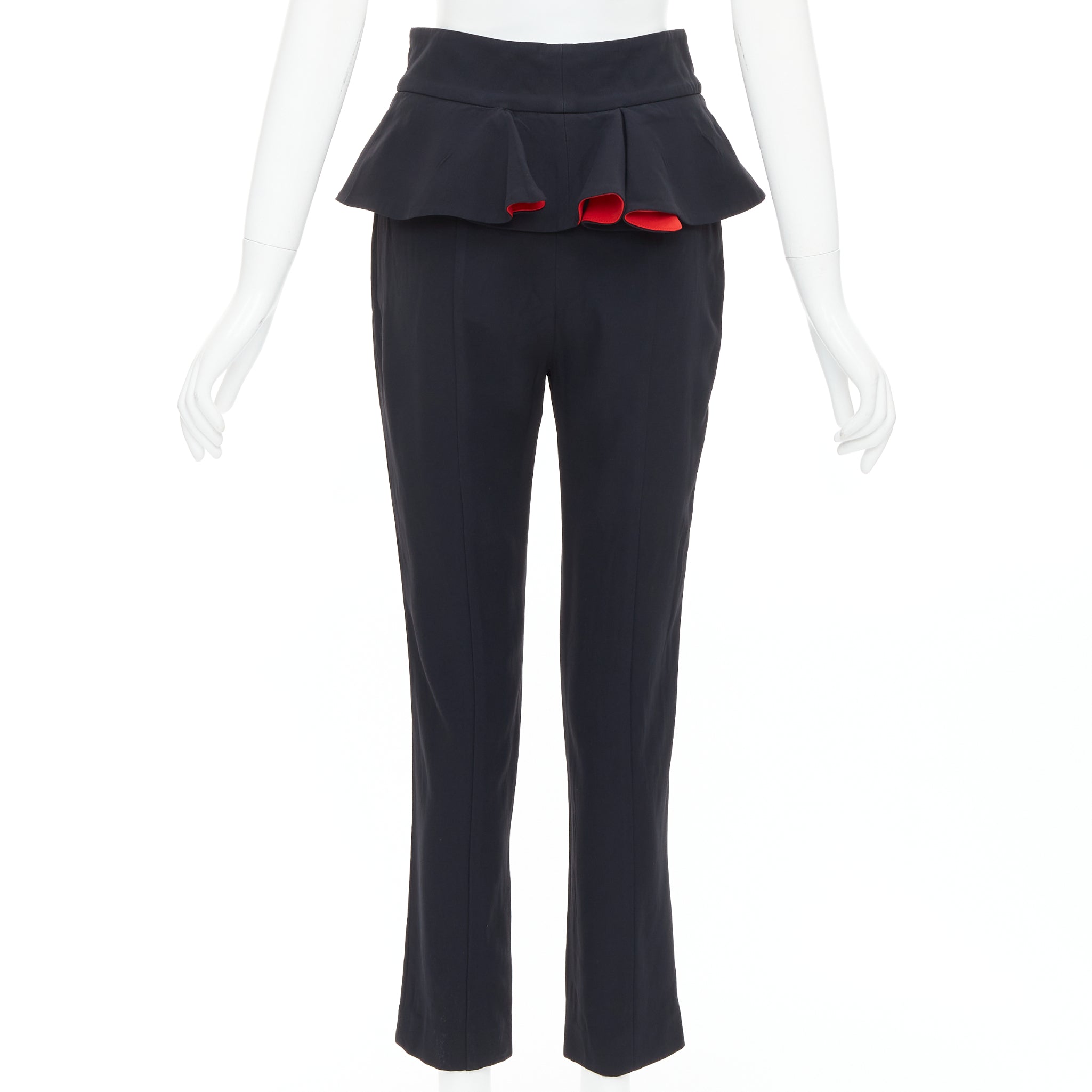 Alexander Mcqueen Leather Legging Pants - Side view