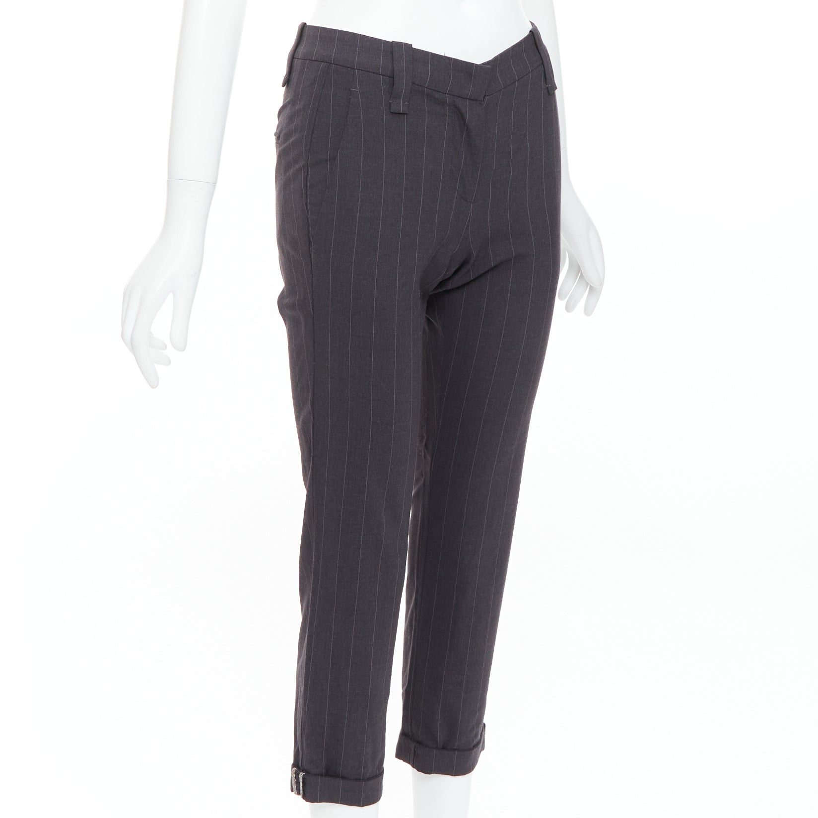 Brunello Cucinelli Twill Tapered Pants - Image 6