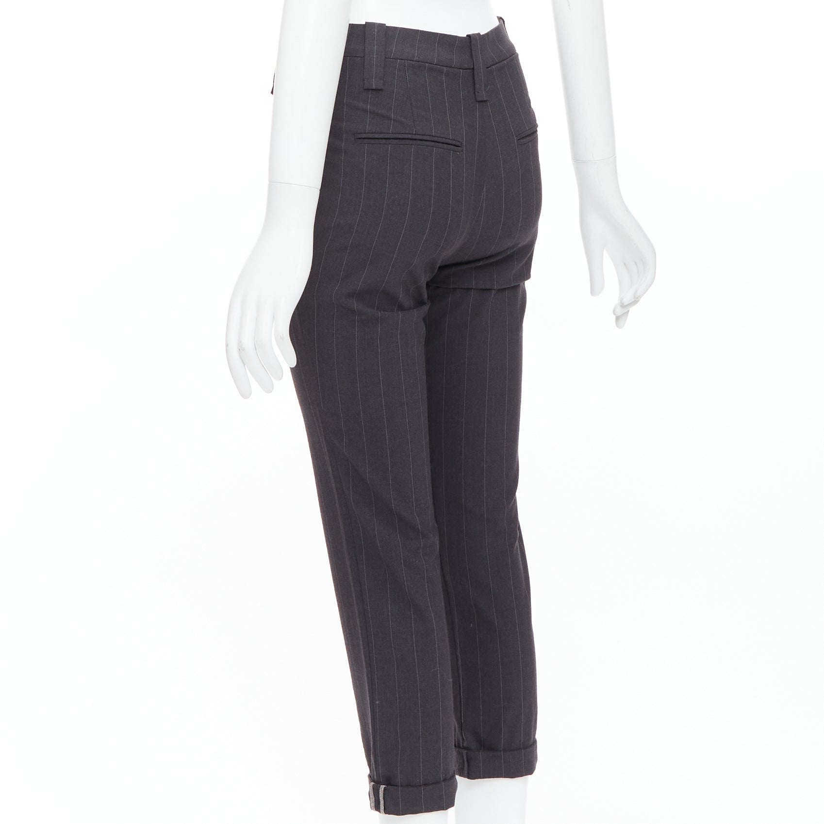 Brunello Cucinelli Twill Tapered Pants - Detail 1