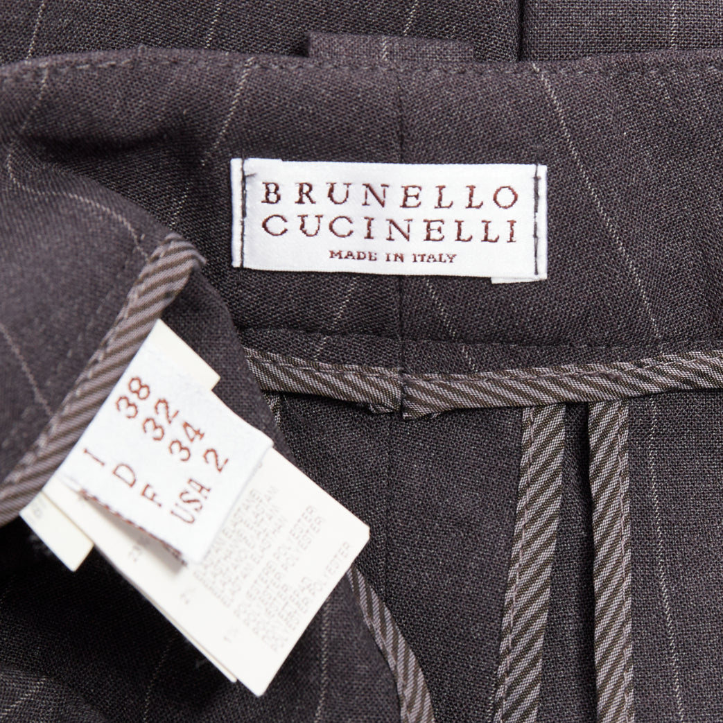 Brunello Cucinelli Twill Tapered Pants - Image 10
