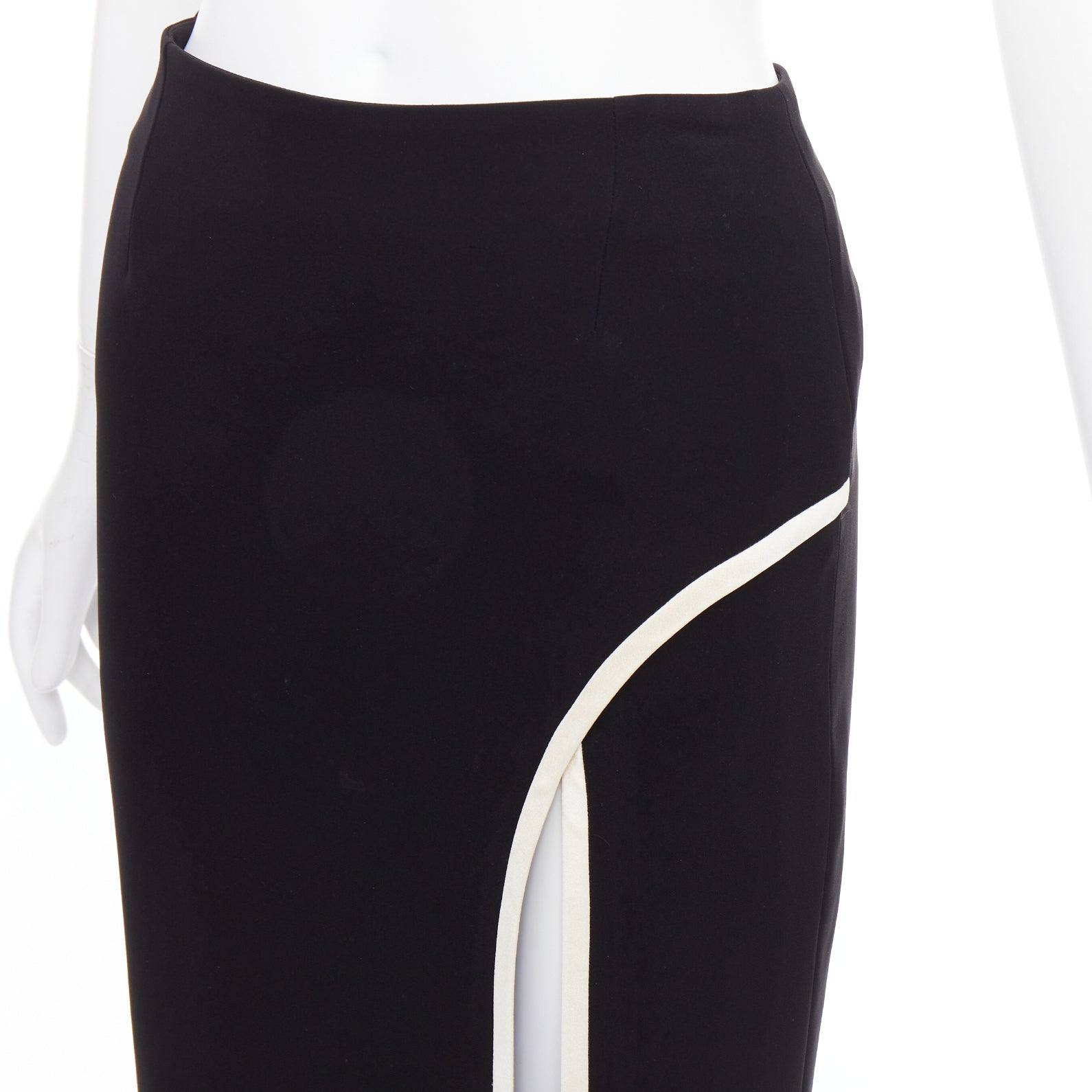 Lanvin Trim Slit Skirt - Back view