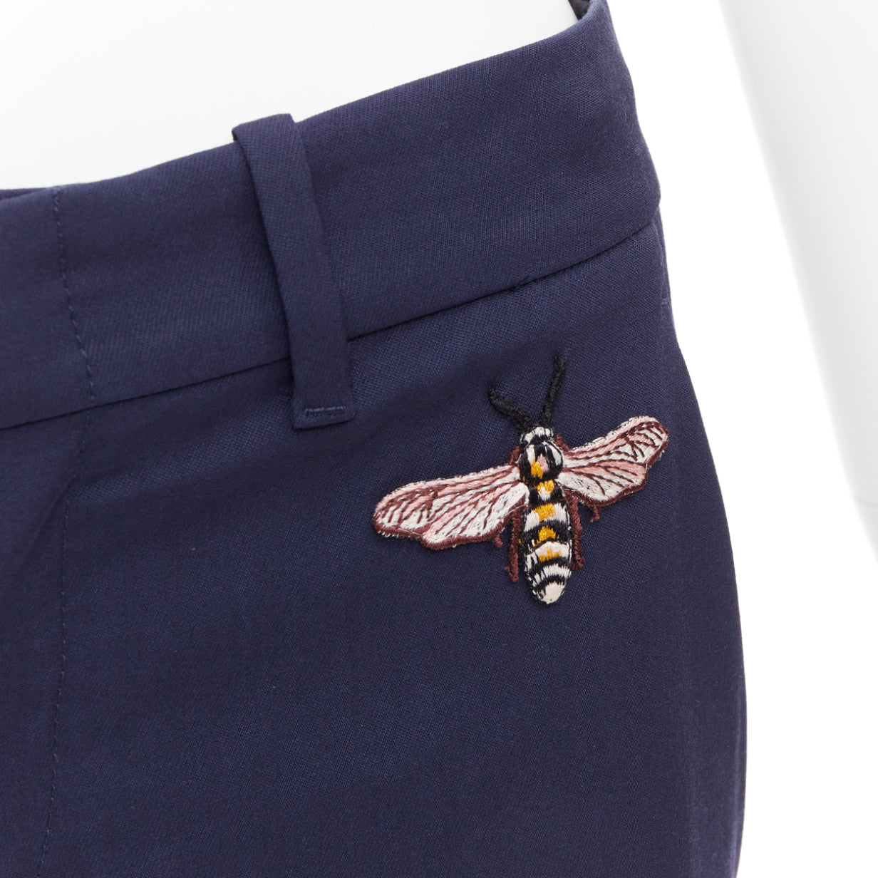 Gucci Bee Flared Pants - Back view