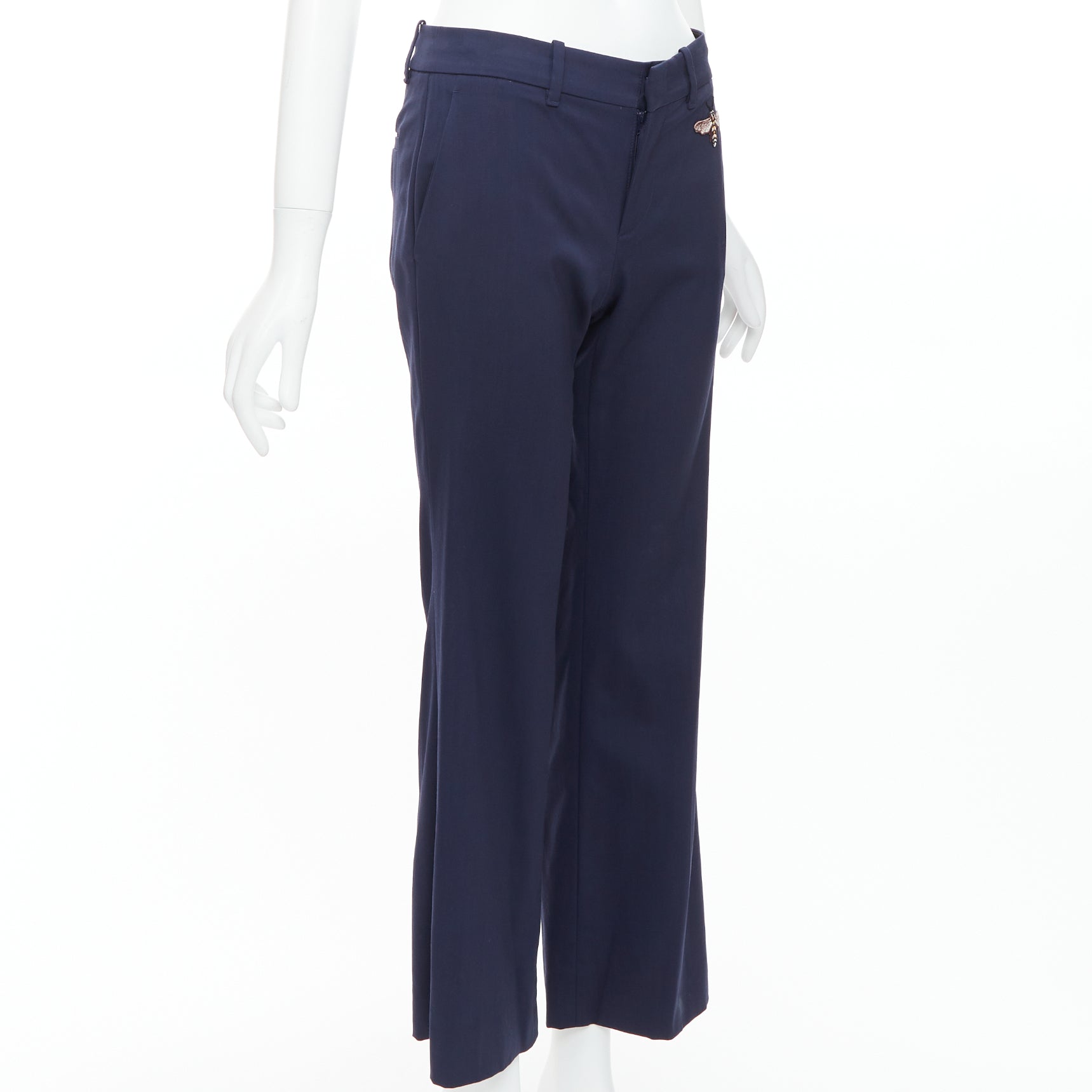 Gucci Bee Flared Pants - Image 6