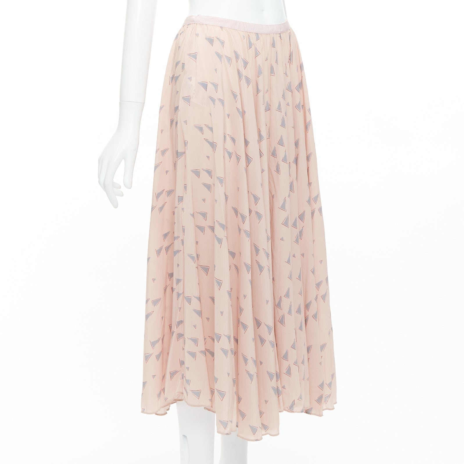 Valentino Triangle Print Skirt - Image 6