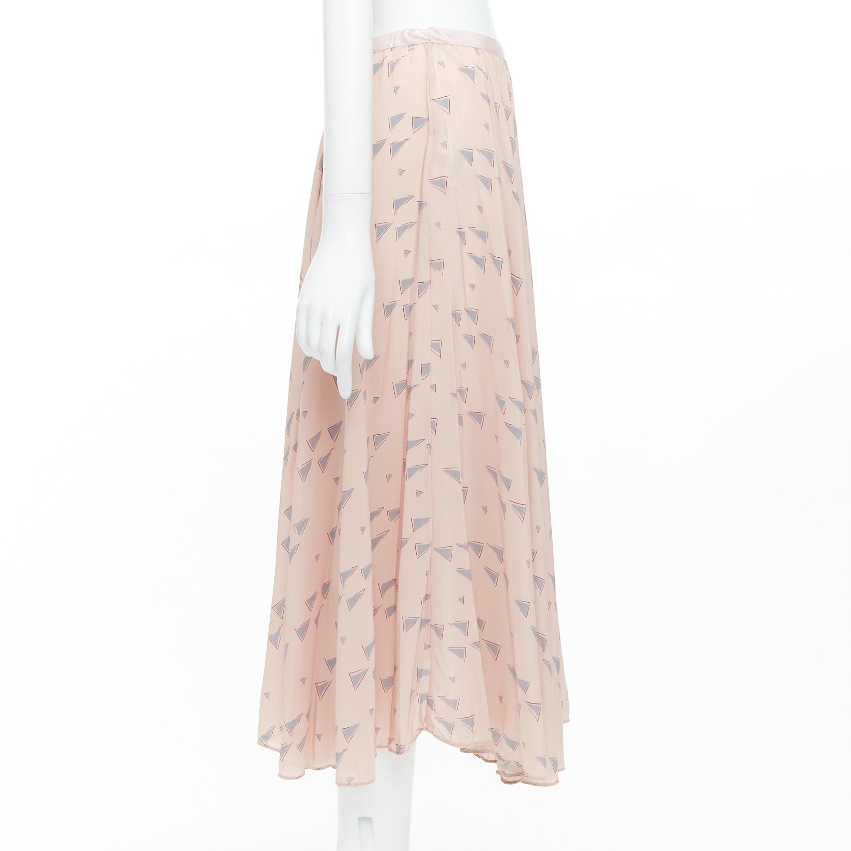 Valentino Triangle Print Skirt - 4