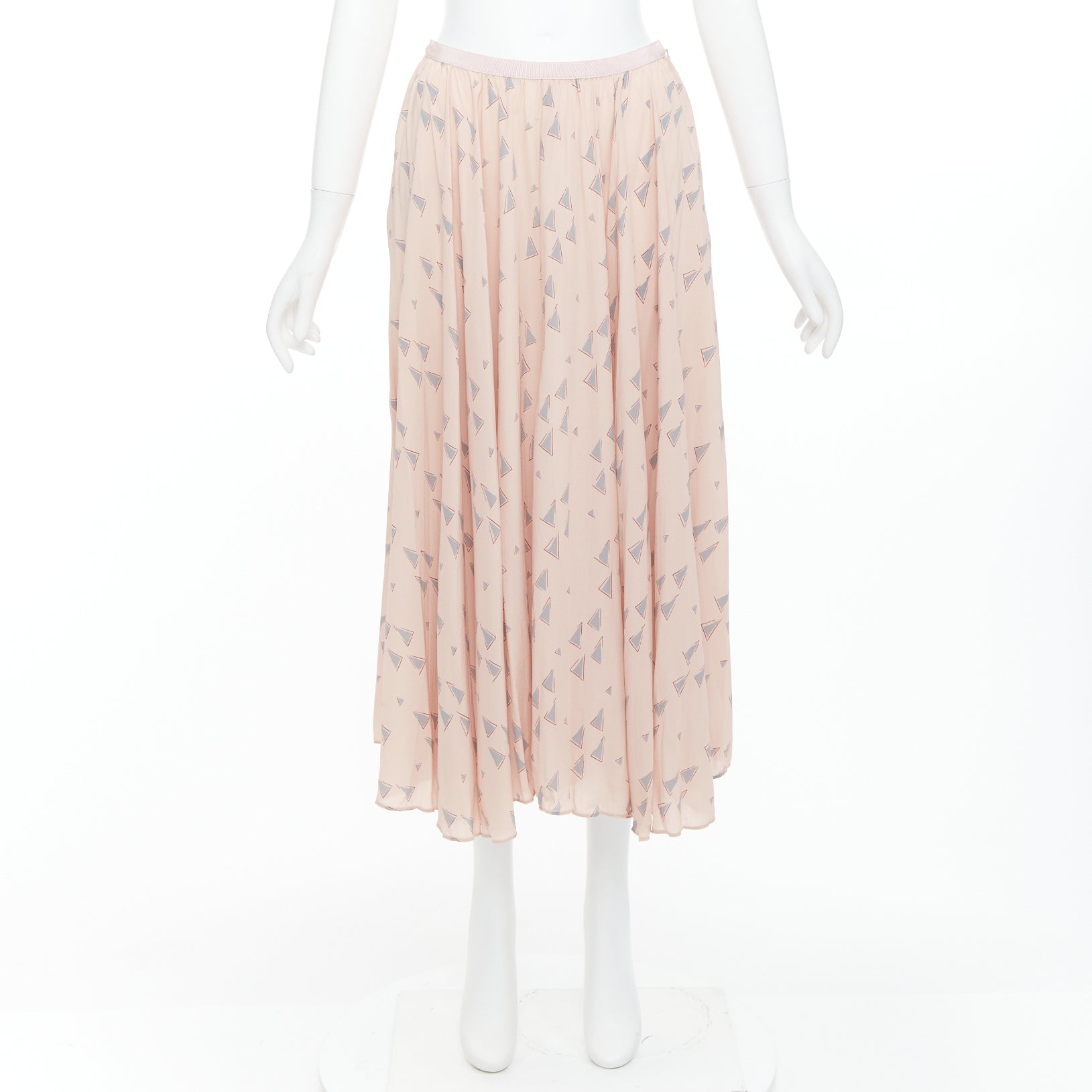 Valentino Triangle Print Skirt - Image 12