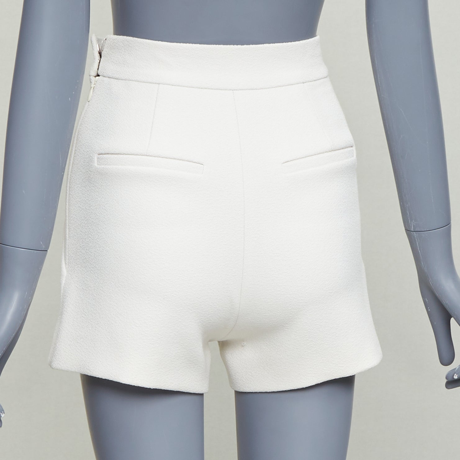 Balenciaga Dart Pleated Shorts - Side view