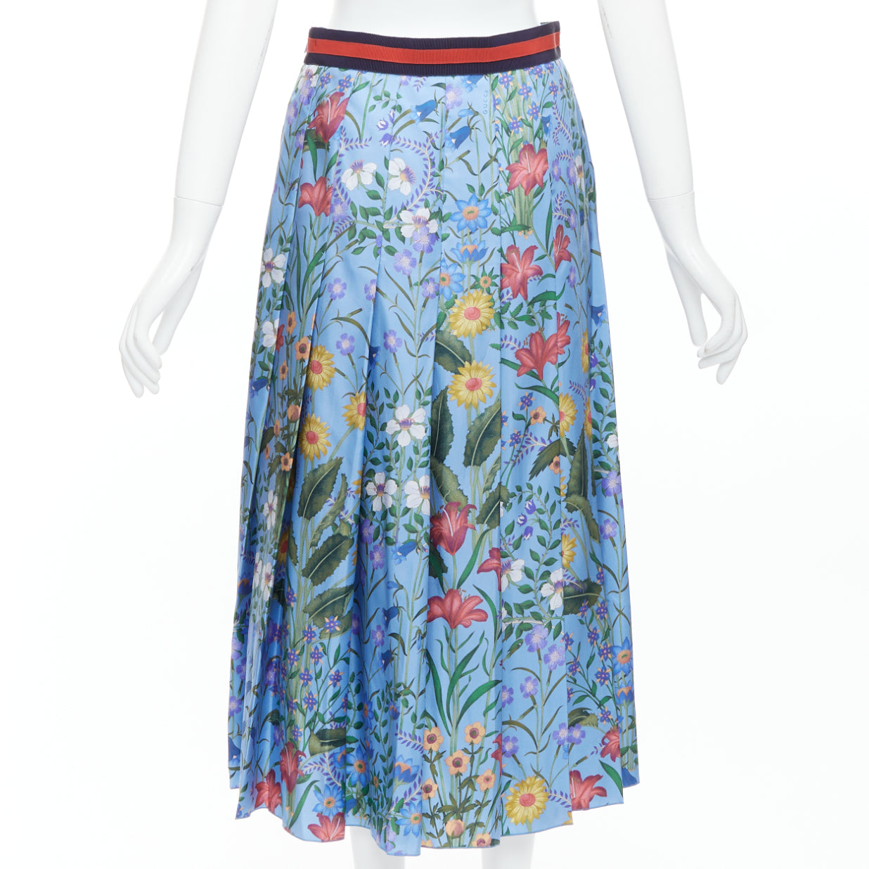 Gucci Bloom Pleated Skirt - Side view