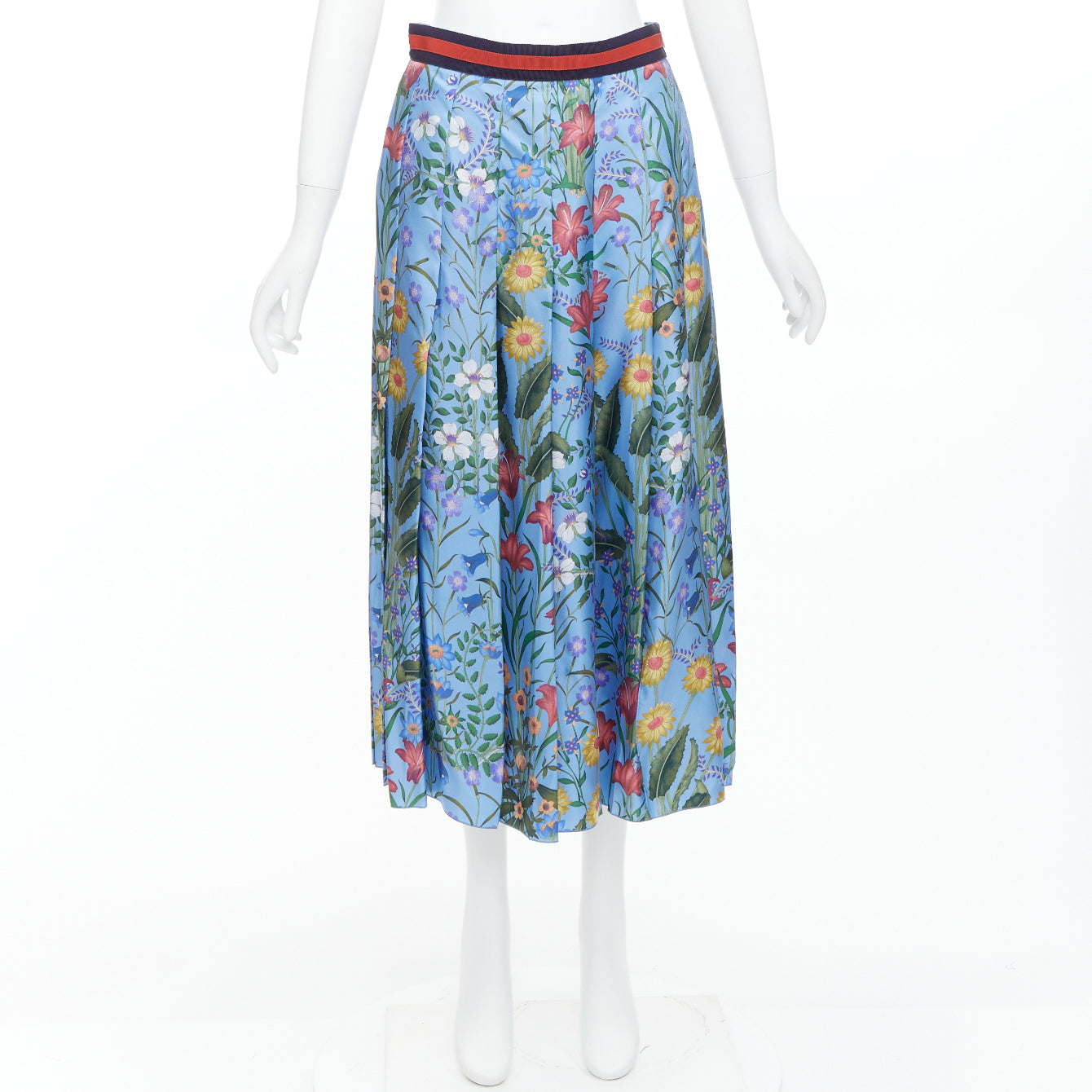 Gucci Bloom Pleated Skirt - Image 11