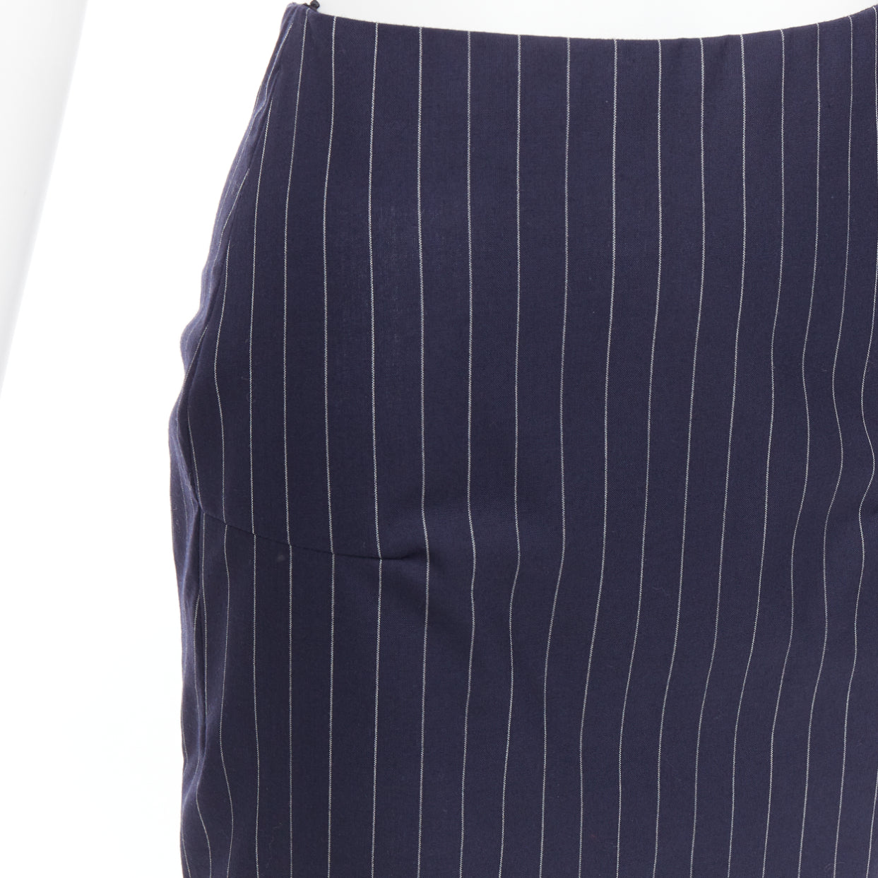 Victoria Beckham Pinstriped Pencil Skirt - Detail 2