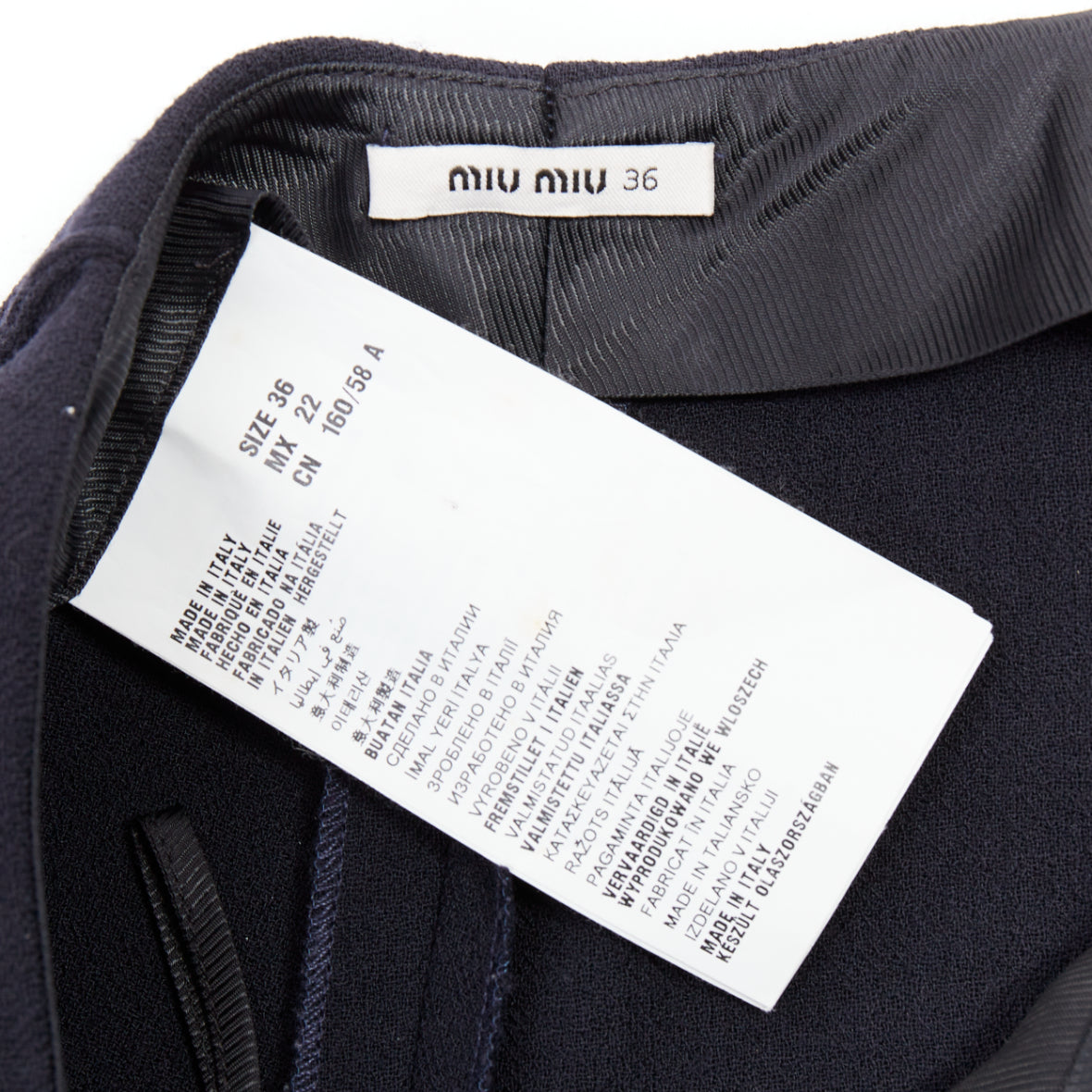 Miu Miu Pleated Wool Shorts - Image 10