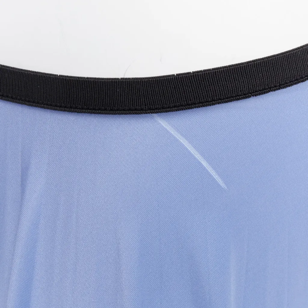 Celine Pleated Blue Skirt Blue Fair - Back View