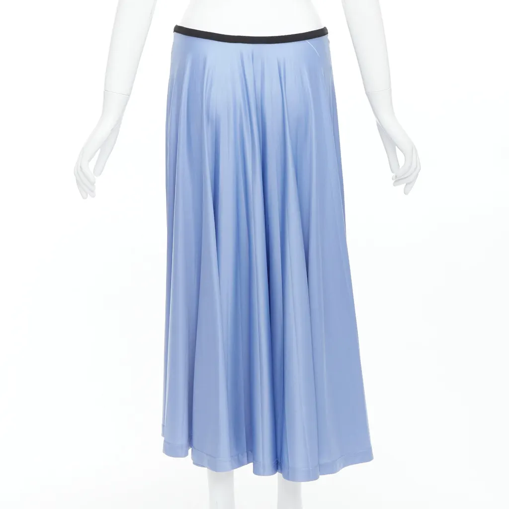 Celine Pleated Blue Skirt Blue Fair - Box View