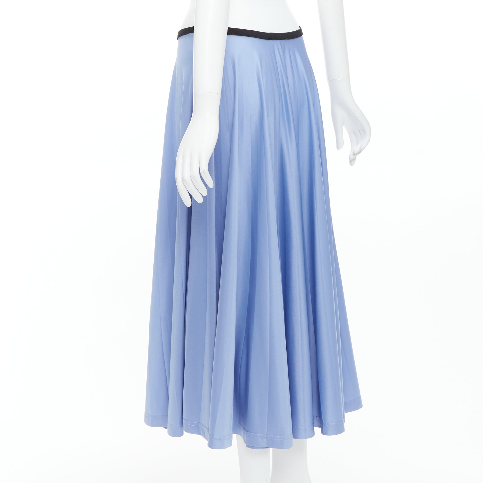 Celine Pleated Blue Skirt - Detail 1