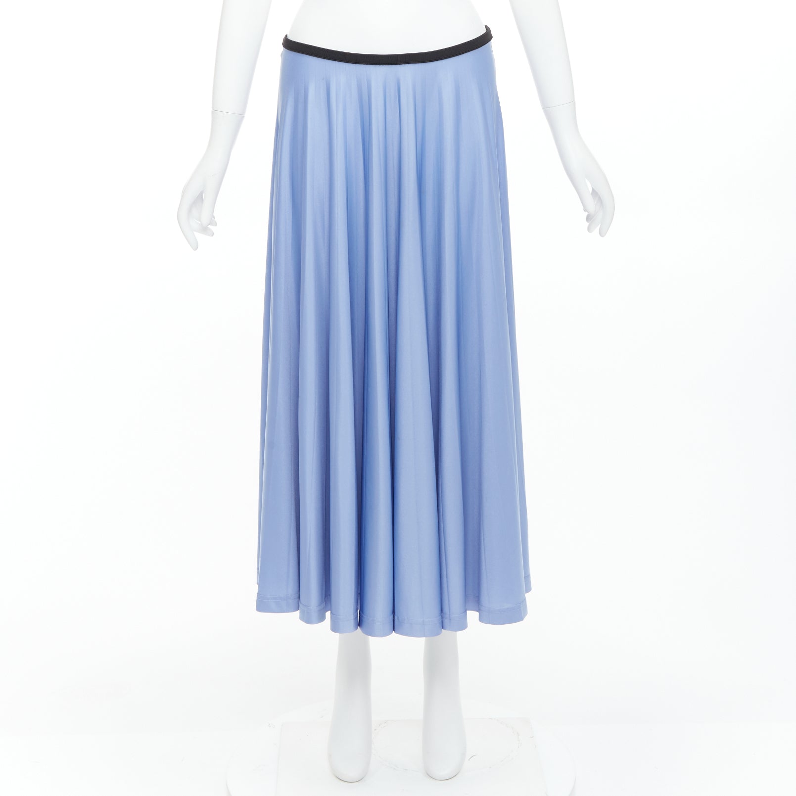 Celine Pleated Blue Skirt - Image 11